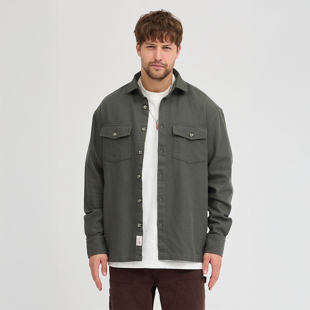 Dokulu Rahat Kesim Ceket Gömlek