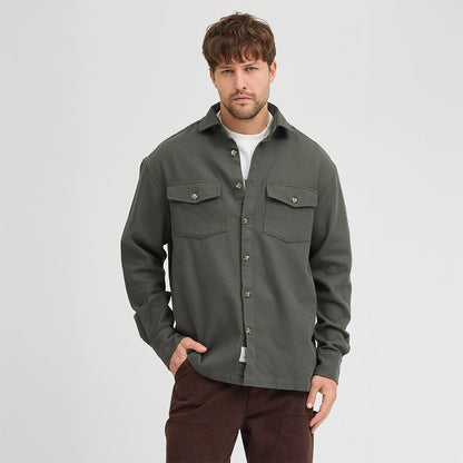 Dokulu Rahat Kesim Ceket Gömlek