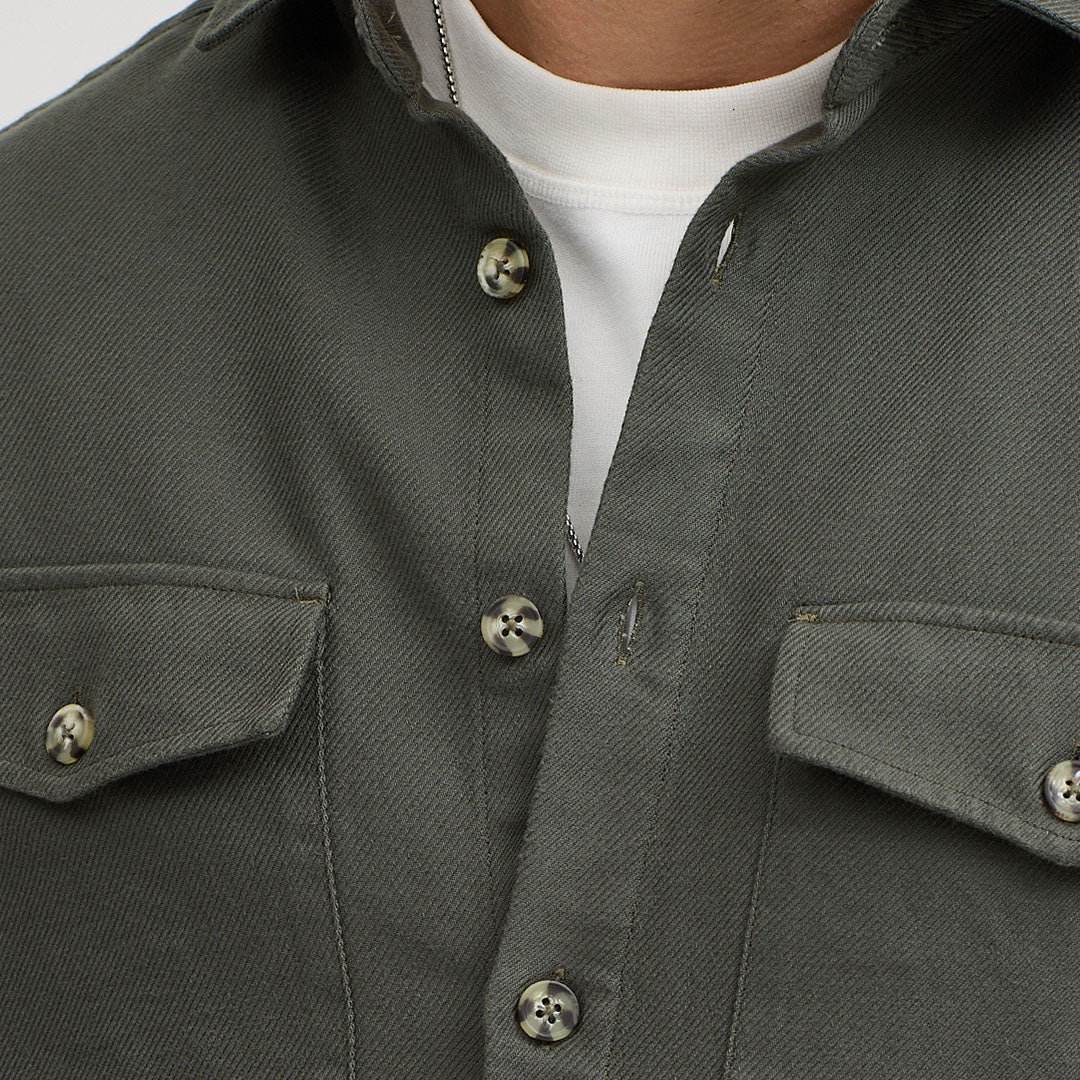 Dokulu Rahat Kesim Ceket Gömlek