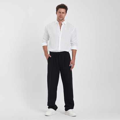 Siyah Müslin Pantolon